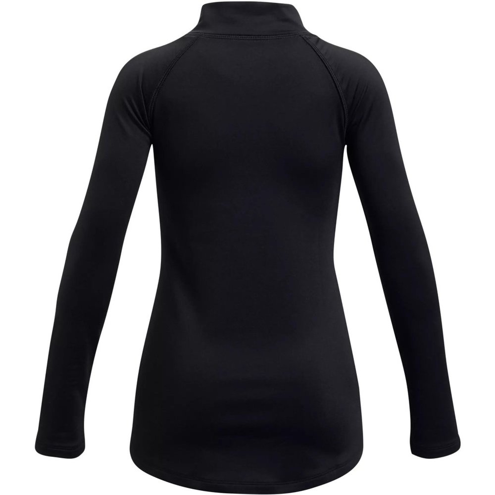 NWT Under Armour Girls' ColdGear Long Sleeve Mock Neck Shirt - Picture 2 of 2